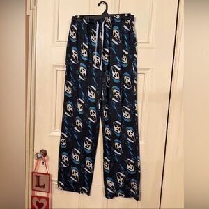 EUC Ghost Face pajama pants adult small pockets Scream Halloween scary movie